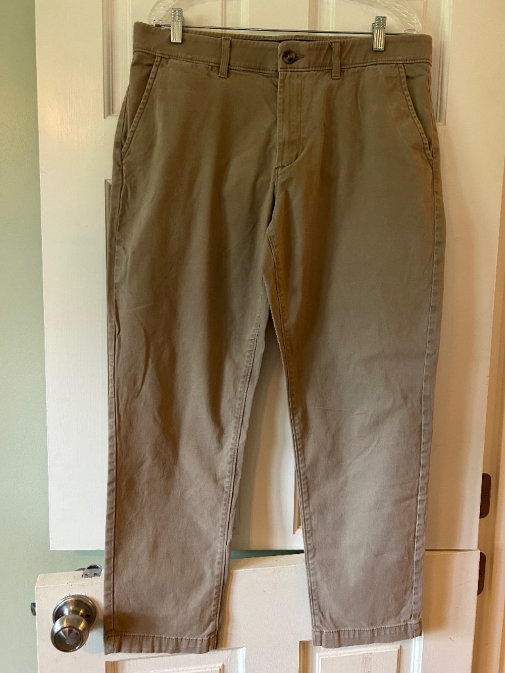 SONOMA FLEXWEAR 36/30 SLIM MENS PANTS KHAKI COLOR